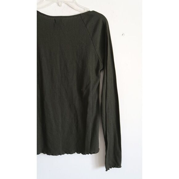 Urban Outfitters Green Long Sleeve Shirt - Size Medium - Picture 6 of 9